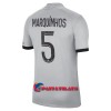 Virallinen Fanipaita Paris Saint-Germain Marquinhos 5 Vieraspelipaita 2022-23 - Miesten